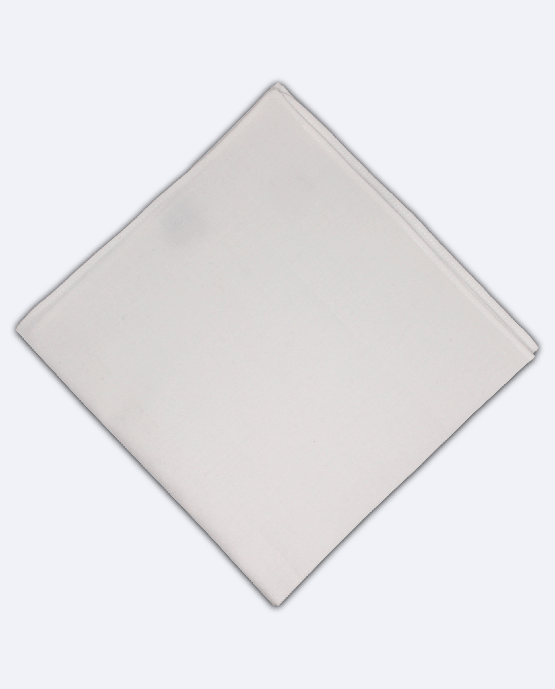 Pañuelo de bolsillo blanco liso