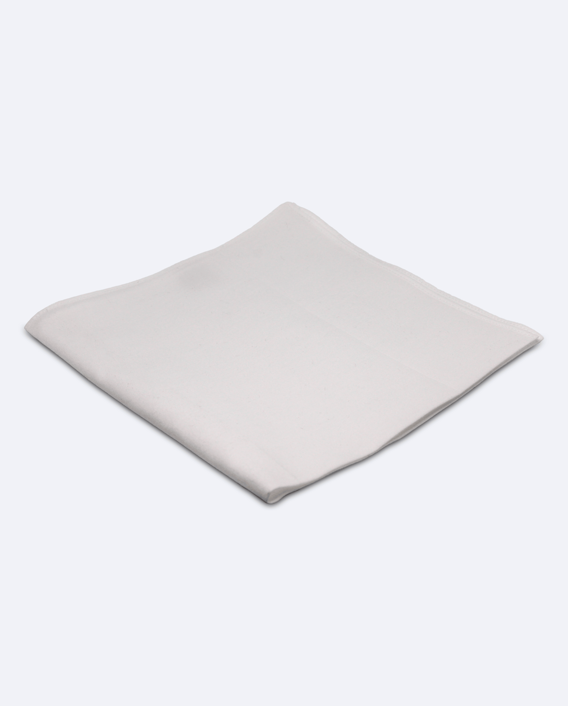 Pañuelo de bolsillo blanco liso | Sebasti
